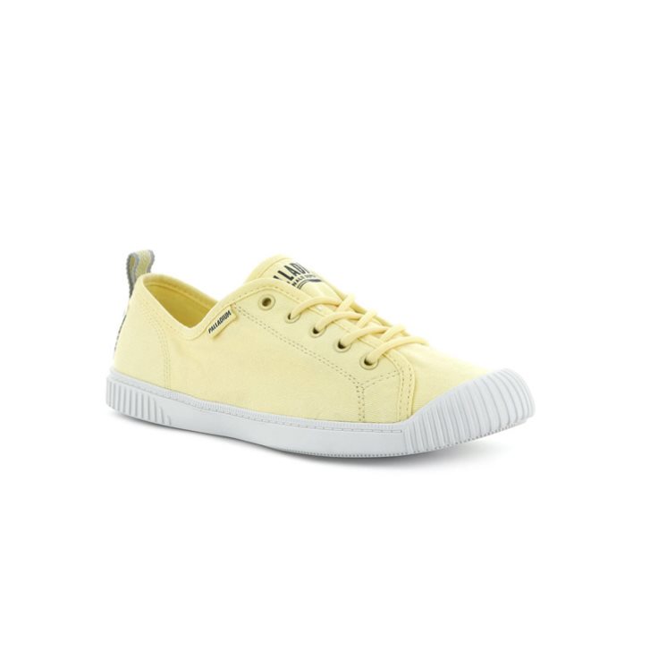 Palladium Easy Kanten Canvas Low Tops Sneakers Dames Geel | NL 87JRXYI